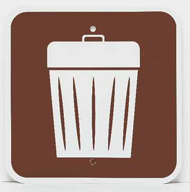 Garbage/Trash Sign